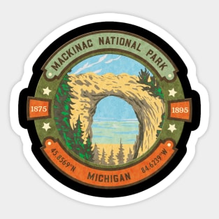 Mackinac National Park Michigan Sticker